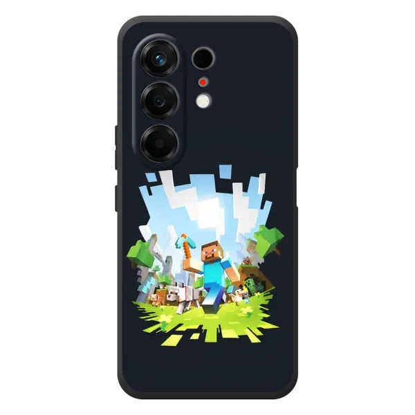 Чохол з принтом «персонажі Minecraft» для TECNO Camon 50