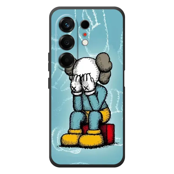 Чохол з принтом «Плач Bearbrick» для TECNO Camon 50
