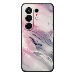 Мраморний чехол на TECNO Camon 50 (VPrint) (Пурпурний Мрамор)
