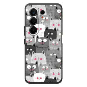 Чохли з Котиками для TECNO Camon 50 (VPrint) (Мальовані котики)
