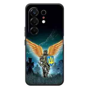 Чехлы с картинкой ЗСУ для TECNO Camon 50 (AlphaPrint) (Солдат ЗСУ)
