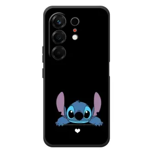 Чохол з принтом Стіч на TECNO Camon 50 (Стіч на чорному)