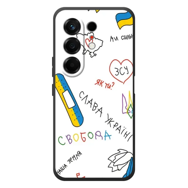 Чохол з принтом «Стикер» для TECNO Camon 50