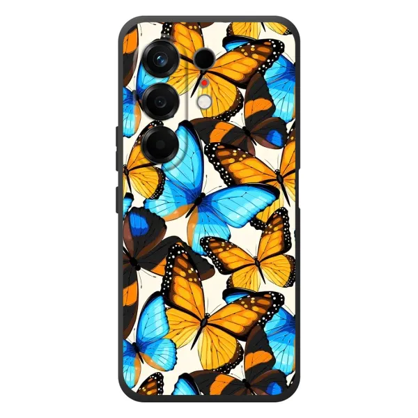 Чохол з принтом «Яскраві метелики» для TECNO Camon 50