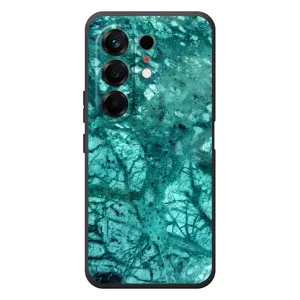 Мраморний чехол на TECNO Camon 50 (VPrint) (Зелений мрамор)