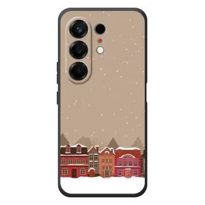 Новорічні, Святкові Чохли для TECNO Camon 50 - 2024 год (Зимове місто)