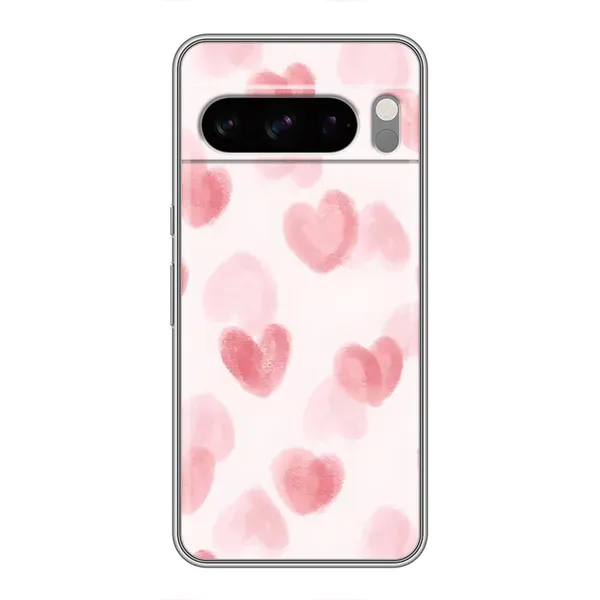 Чохол з принтом «Рожеві сердечки» для TECNO Camon Air