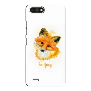Чехлы с картинкой Лисички для TECNO POP 2F (VPrint) (Девочка Лиса)