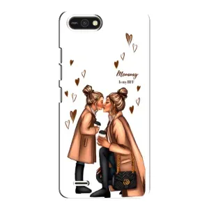 Чохол з друком для TECNO POP 2F - (Мама з дитинкою) (AlphaPrint) (Донька і мама)