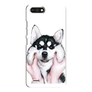 Чохли з собаками для TECNO POP 2F (VPrint) (Радісний Хаскі)