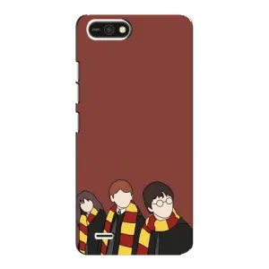 Чехлы с Гарри Поттером для TECNO POP 2F (AlphaPrint) (Гарри с друзьями)
