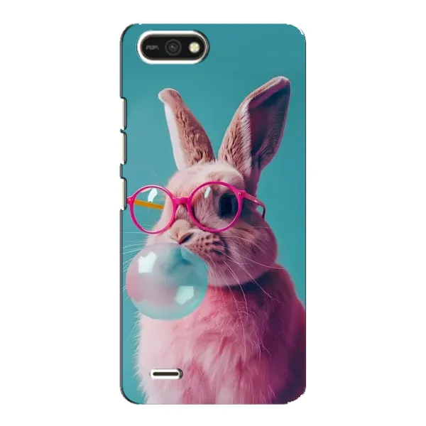 Чехол с принтом «Кролик в очках» для TECNO POP 2F Чехол с принтом «Кролик в очках» для TECNO POP 2F