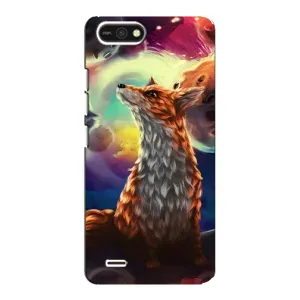 Чехлы с картинкой Лисички для TECNO POP 2F (VPrint) (Лисица в космосе)