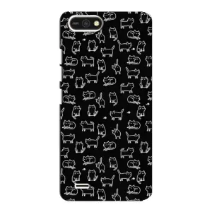 Чохол з принтом для TECNO POP 2F (AlphaPrint) Модні коти (Маленькі котики)