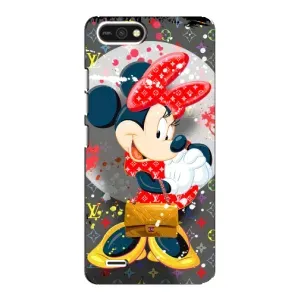 Чехол Disney Mouse TECNO POP 2F (PREMIUMPrint) (Minni с бантиком)