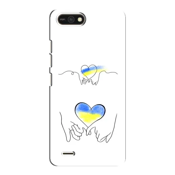 Чехол с принтом «Мир Украине» для TECNO POP 2F