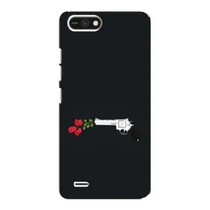Чехлы (ART) Цветы на TECNO POP 2F (VPrint) (Неожиданные цветы)