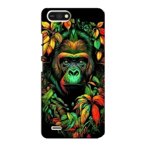 Чохол з Мавпами TECNO POP 2F - (AlphaPrint) (Мавпа в квітах)