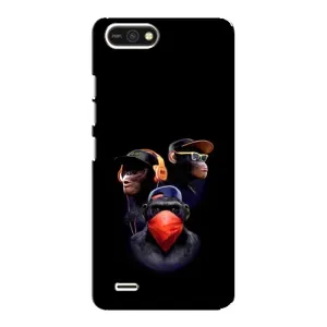 Чехол с Обезьянами TECNO POP 2F - (AlphaPrint)