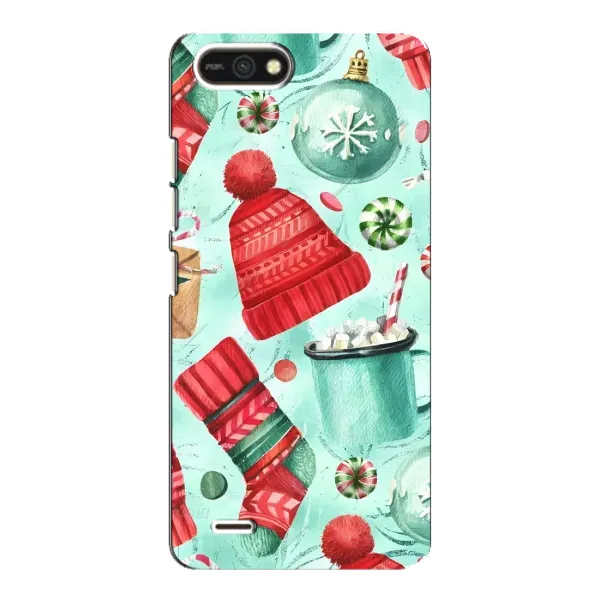 Чехол с принтом «Одежда НГ» для TECNO POP 2F