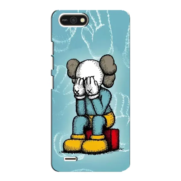 Чехол с принтом «Плач Bearbrick» для TECNO POP 2F