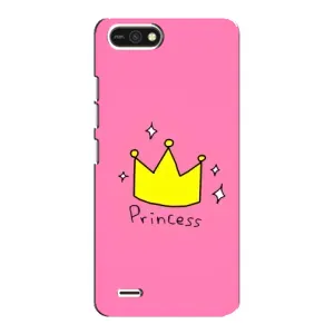 Чехол с картинкой (Стильные) для Техно Поп 2Ф - (AlphaPrint) (Princess)