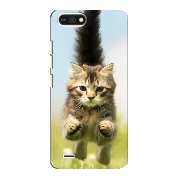 Чохол з принтом «Прижок кота» для TECNO POP 2F Чохол з принтом «Прижок кота» для TECNO POP 2F