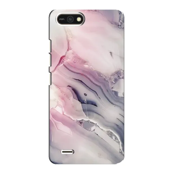 Чехол с принтом «Пурпурный Мрамор» для TECNO POP 2F
