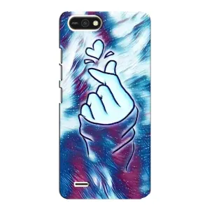 Чохол з принтом «Радужне серце» для TECNO POP 2F