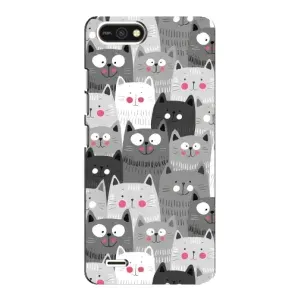 Чохли з Котиками для TECNO POP 2F (VPrint) (Мальовані котики)