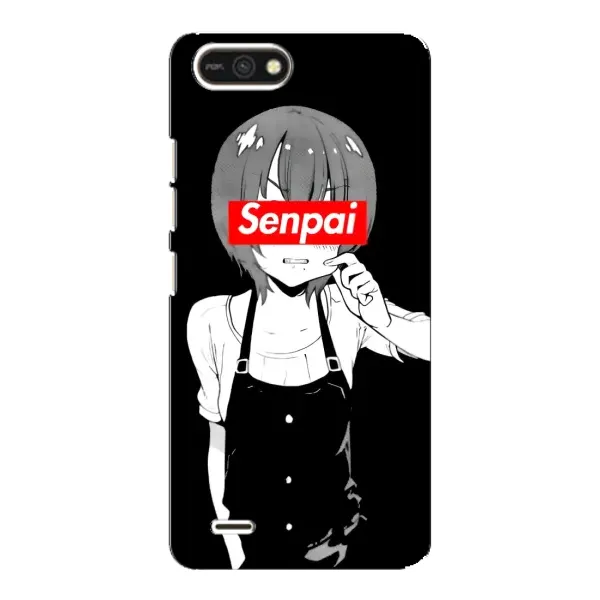 Чехол с принтом «Senpai» для TECNO POP 2F Чехол с принтом «Senpai» для TECNO POP 2F