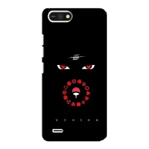 Чехлы на тему: Итачи Учиха для TECNO POP 2F (AlphaPrint) (глаза Итачи)