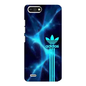 Чехлы Адидас для TECNO POP 2F (AlphaPrint) (Синий Адидас)