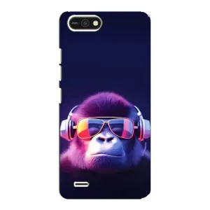 Чохол з Мавпами TECNO POP 2F - (AlphaPrint) (Стильна мавпа)