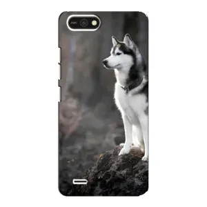 Чохол з Хаскі TECNO POP 2F - (AlphaPrint) (Вірний собака)