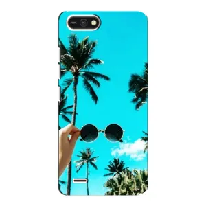 Силиконовый чехол с КАРТИНКАМИ лето для TECNO POP 2F (AlphaPrint) (Взгляд лето)