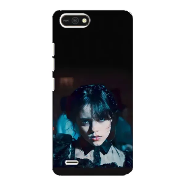 Чехол с принтом «взгляд Уэнздей» для TECNO POP 2F