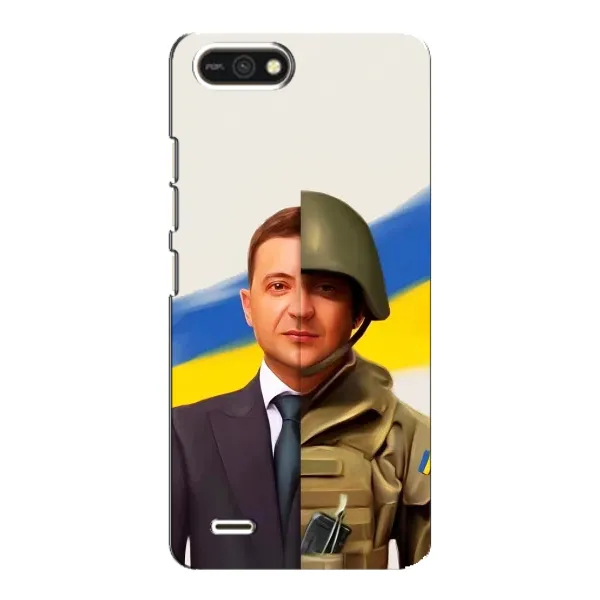 Чехол с принтом «Зеленский солдат» для TECNO POP 2F Чехол с принтом «Зеленский солдат» для TECNO POP 2F