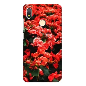 Чохли з квітами для TECNO POP 3 (VPrint) (Квіти червоні)