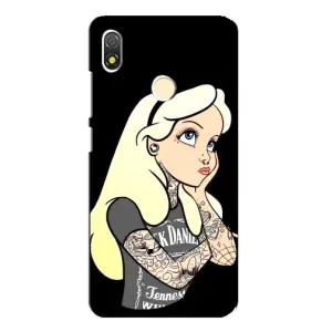 Чохол з друком для TECNO POP 3 - (Мода) (AlphaPrint) (Дівчина в тату)