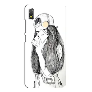Чохол з друком для TECNO POP 3 - (Мода) (AlphaPrint) (Фото дівчини)