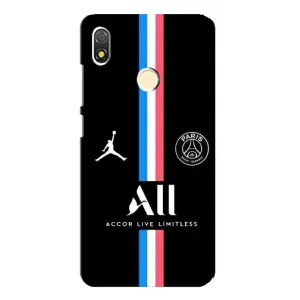 Чохли PSG для TECNO POP 3 (AlphaPrint) (футболка ПСЖ)