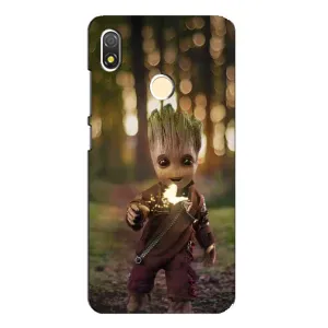 Чохол МАРВЕЛ для ТЕКНО ПОП 3 (AlphaPrint) (I am Groot)