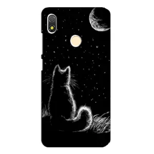 Чехол с принтом для TECNO POP 3 (AlphaPrint) Модные коты