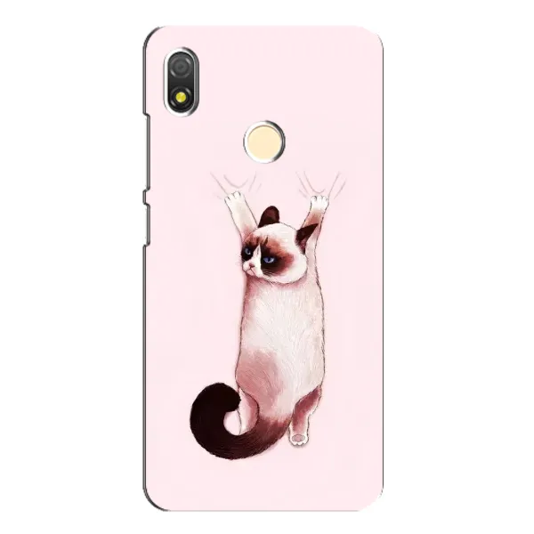 Чехол с принтом «Котик падает» для TECNO POP 3