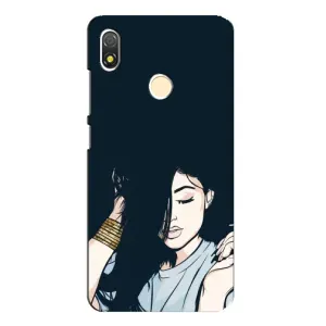 Чохол з друком для TECNO POP 3 - (Мода) (AlphaPrint) (Гарна дівчина)