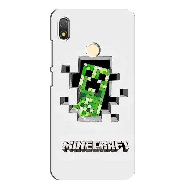 Чехол с принтом «крипер Майнкрафт» для TECNO POP 3 Чехол с принтом «крипер Майнкрафт» для TECNO POP 3