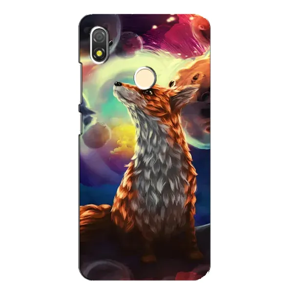 Чохол з принтом «Лисичка в космосі» для TECNO POP 3