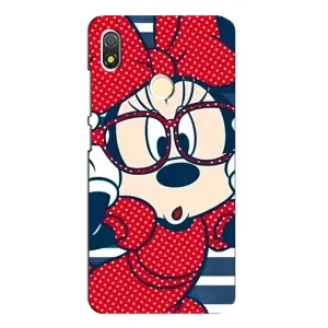 Міккі Маус чохол для TECNO POP 3 (AlphaPrint - Мультяшні) (Маус в окулярах)