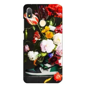 Бренднові Чохли для TECNO POP 3 - (PREMIUMPrint) (Nike цветы)